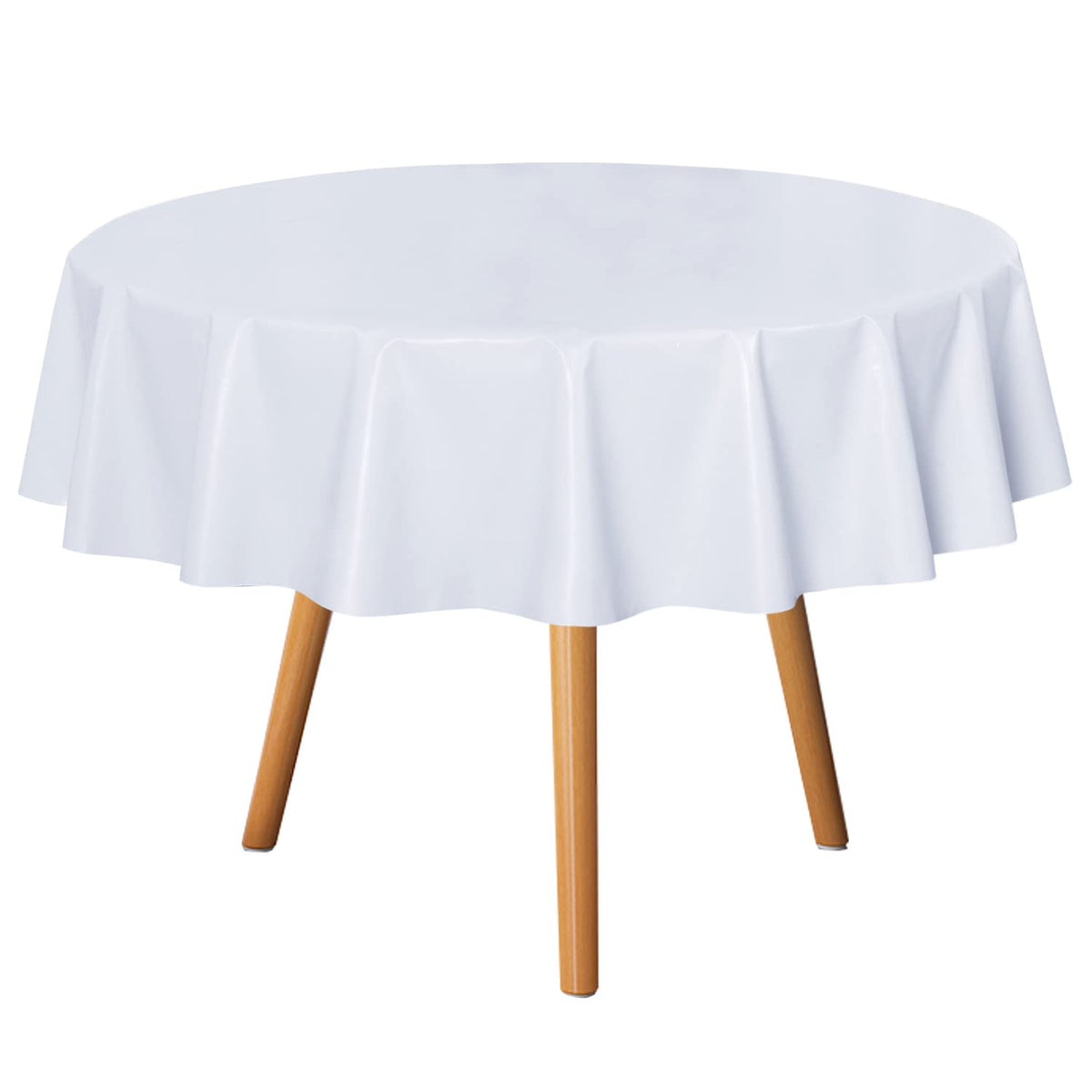 sancua Clear Plastic Table Cover Protector Waterproof Tablecloth 54x78 Inch