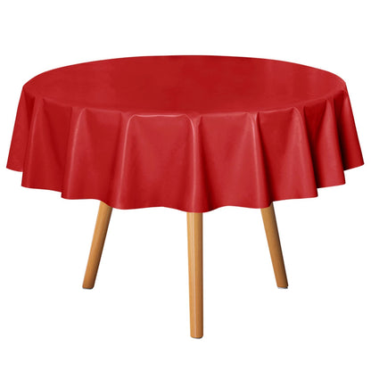 sancua Clear Plastic Table Cover Protector Waterproof Tablecloth 54x78 Inch