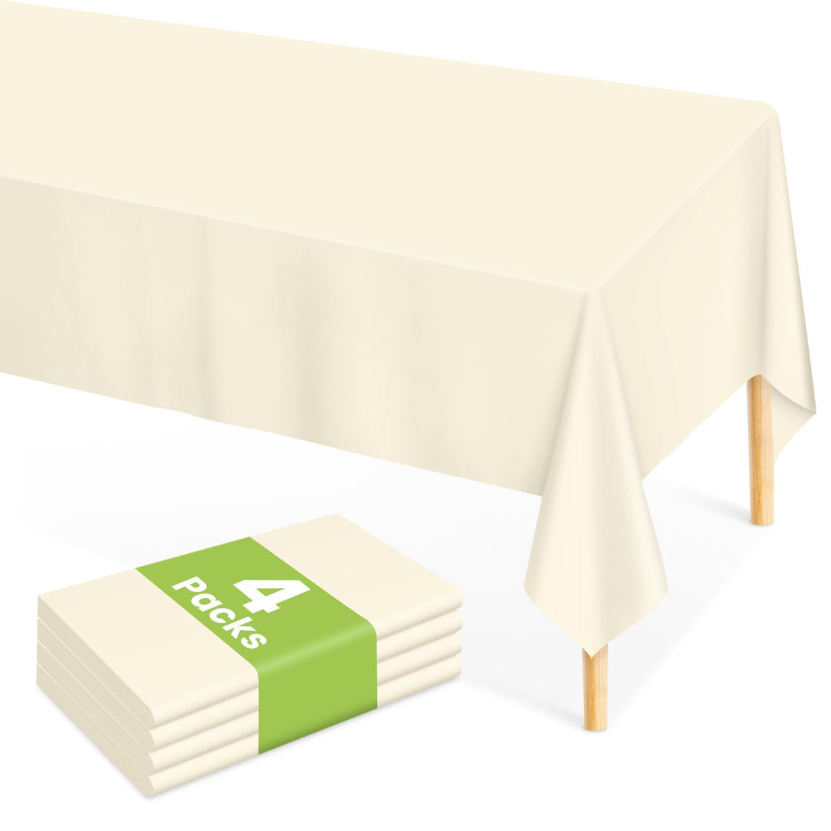 Mulbozy 4 Pcs Pink Gingham Tablecloth 54×108in, Pink Checkered Table Cloth