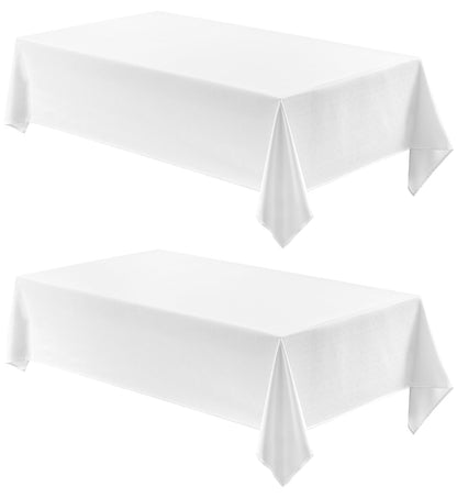 Veblandy Rectangle Tablecloth Waterproof Linen Textured Table Cloth Stain and Wrinkle Resistant Washable, Decorative Fabric Table Cover for Dining, Party and Camping (Sage Green, 52 * 70)