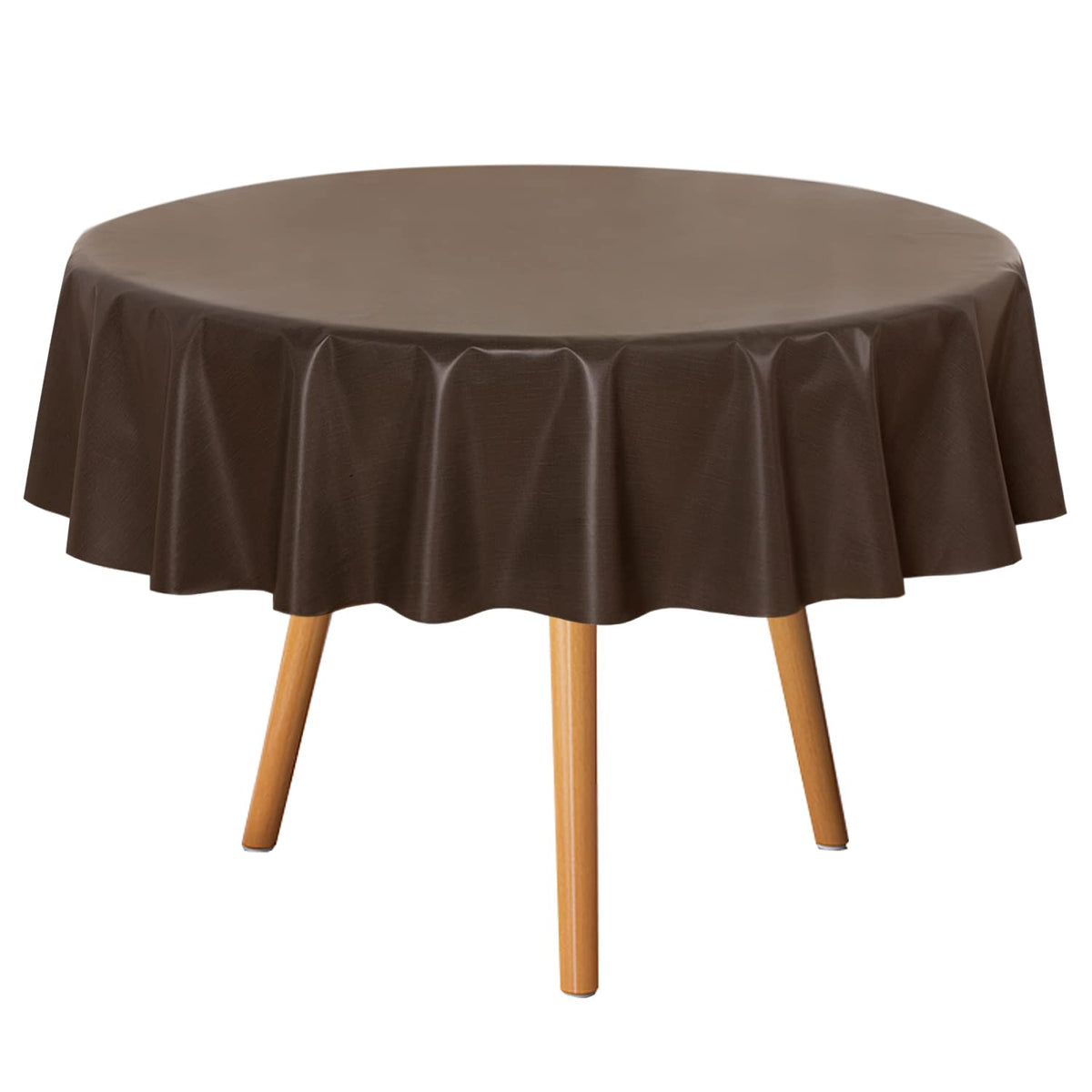sancua Clear Plastic Table Cover Protector Waterproof Tablecloth 54x78 Inch