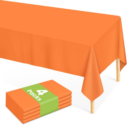 Mulbozy 4 Pcs Pink Gingham Tablecloth 54×108in, Pink Checkered Table Cloth