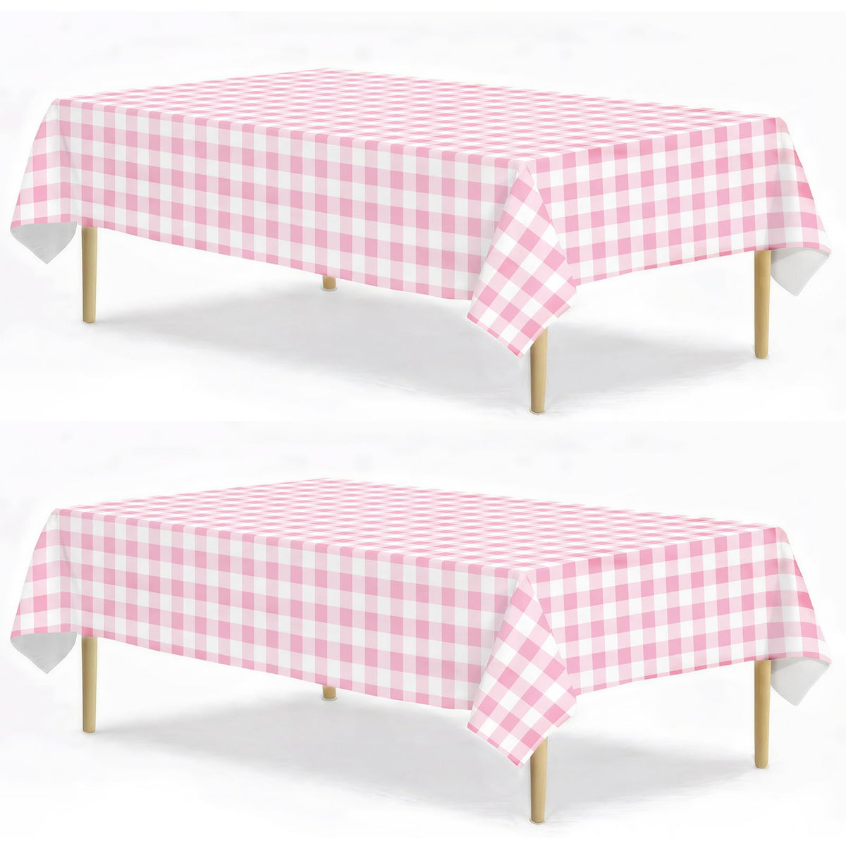 Spring Floral Party Tablecloth, 2 Pack Wildflower 54 x 108 Inch Tablecloth for Party Decorations, Butterfly Rectangular Table Cover, Disposable Plastic Table Cloth for Birthday and Celebration Event
