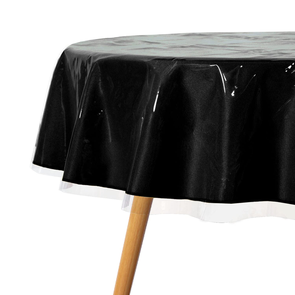 sancua Clear Plastic Table Cover Protector Waterproof Tablecloth 54x78 Inch