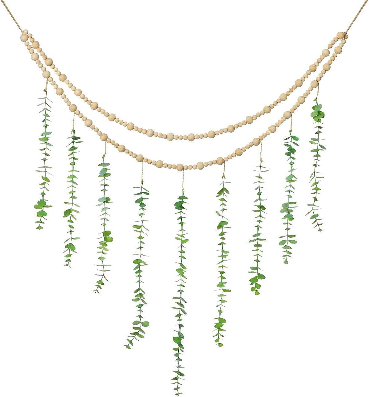 Jetec Hanging Eucalyptus Boho Wall Decor Large Boho Bedroom Wall Hanging