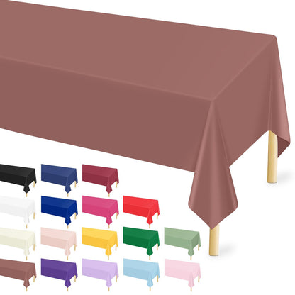 Mulbozy 4 Pcs Pink Gingham Tablecloth 54×108in, Pink Checkered Table Cloth