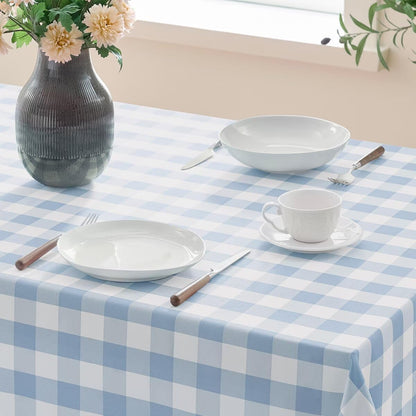 Gingham Tablecloth Rectangle Checkered Tablecloth Washable