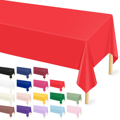 Mulbozy 4 Pcs Pink Gingham Tablecloth 54×108in, Pink Checkered Table Cloth
