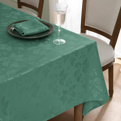 Romanstile Fall Jacquard Rectangle Tablecloth, Thanksgiving Dining Decor