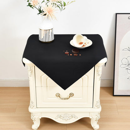 Wolkemer Oval Tablecloth 60 x 102 Inches Faux Linen Water Resistant