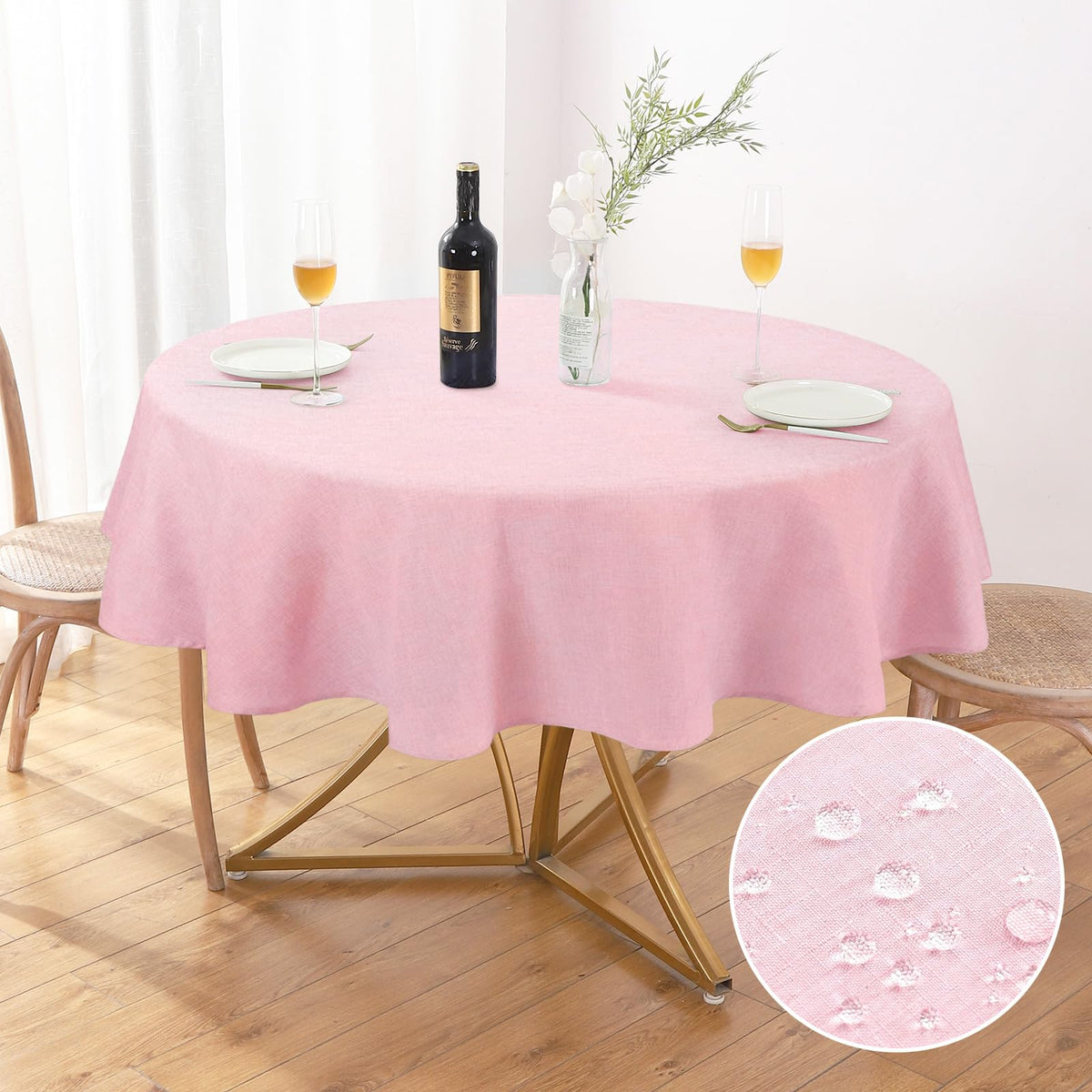 AUSSPVOCT Textured Table Cloth Rectangle 52 x 70 Inch Fall Tablecloth
