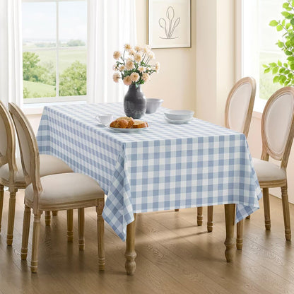 Gingham Tablecloth Rectangle Checkered Tablecloth Washable