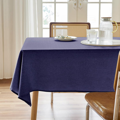 AUSSPVOCT Textured Table Cloth Rectangle 52 x 70 Inch Fall Tablecloth