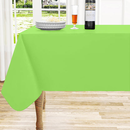 homing Rectangle Black Vinyl Waterproof Tablecloth with Flannel Backed