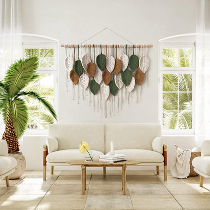 Large Macrame Wall Hanging Boho Woven Tapestry Chic Home Decor Wall Art