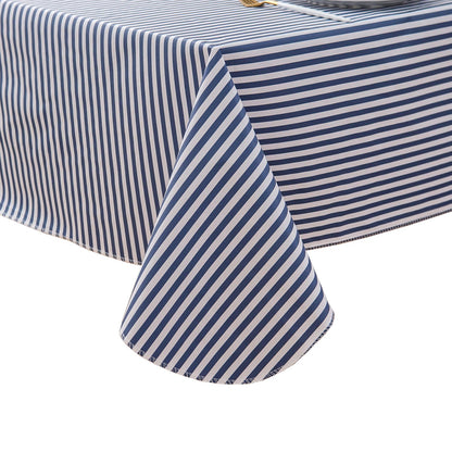 Pioggia Vinyl Tablecloth with Flannel Backed Rectangle Waterproof Oil-Proof PVC Table Cloth Wipeable Spill-Proof Plastic Table Cover for Indoor and Outdoor
