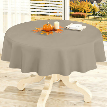 homing Rectangle Black Vinyl Waterproof Tablecloth with Flannel Backed