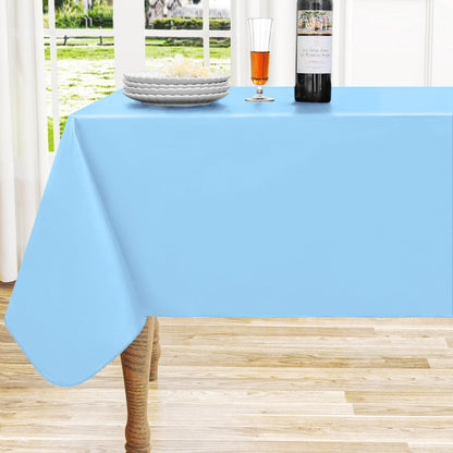 homing Rectangle Black Vinyl Waterproof Tablecloth with Flannel Backed