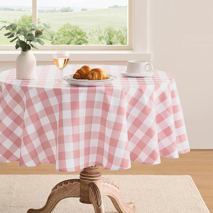 Gingham Tablecloth Rectangle Checkered Tablecloth Washable