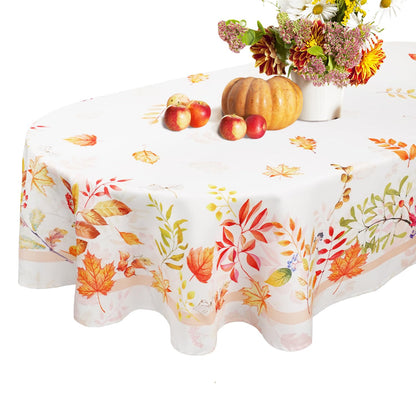 Bnejvif Halloween Tablecloth 60×84 Inch Rectangular,Spiderweb Pumpkin Washable Table Cover for Party Picnic Dinner Decor