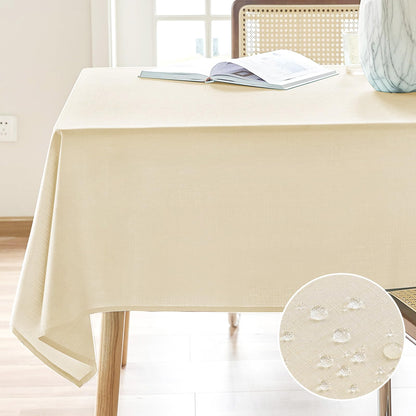 AUSSPVOCT Textured Table Cloth Rectangle 52 x 70 Inch Fall Tablecloth
