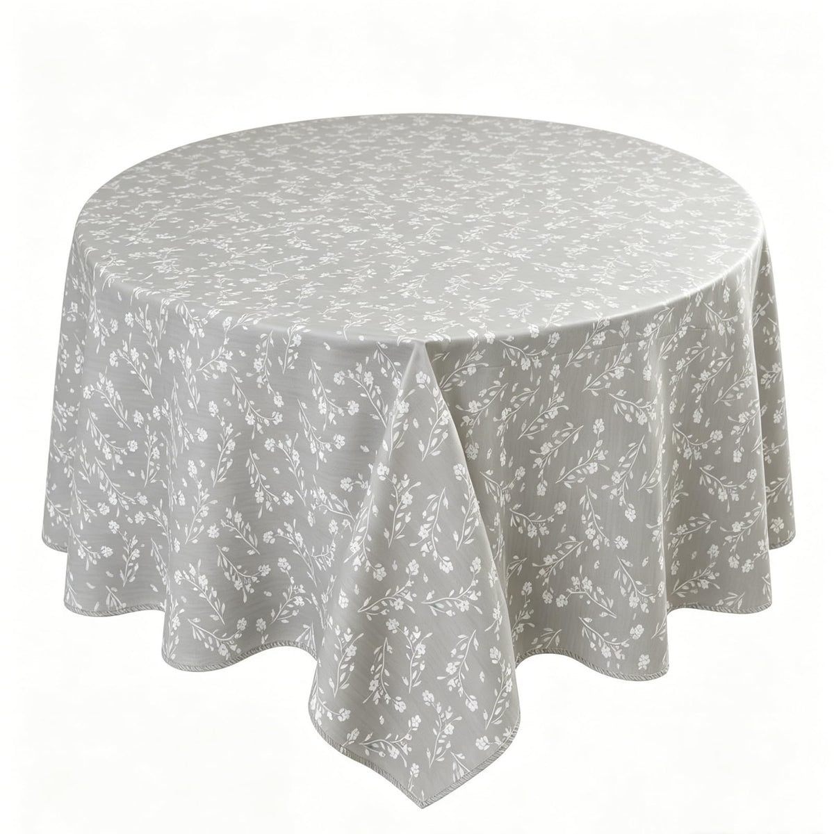 Pioggia Vinyl Tablecloth with Flannel Backed Rectangle Waterproof Oil-Proof PVC Table Cloth Wipeable Spill-Proof Plastic Table Cover for Indoor and Outdoor