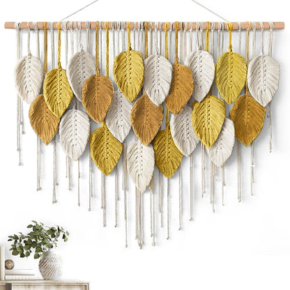 Large Macrame Wall Hanging Boho Woven Tapestry Chic Home Decor Wall Art