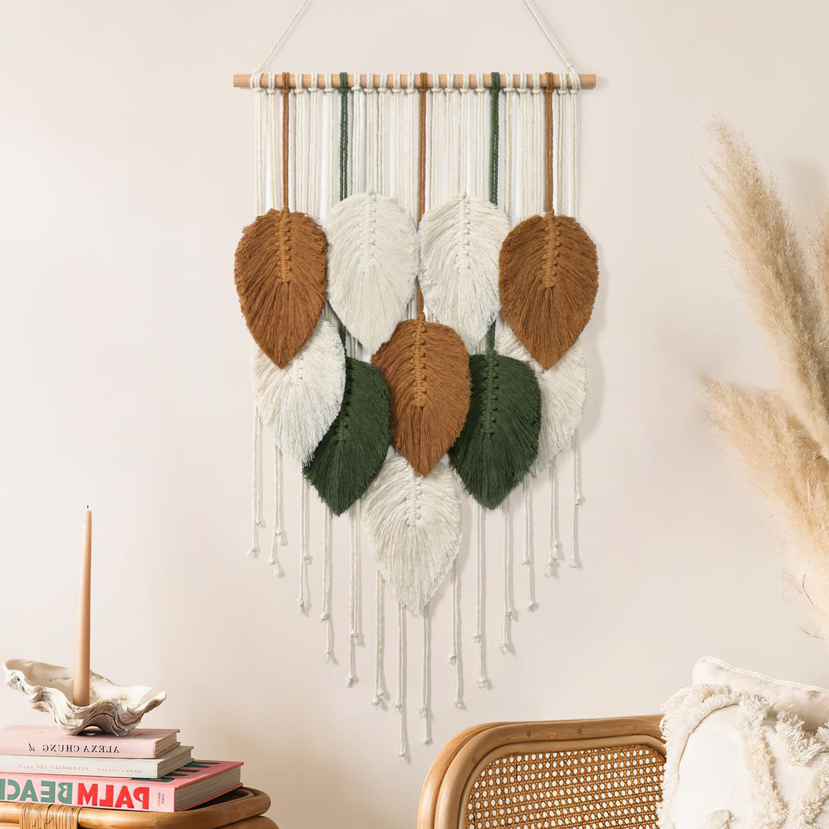 Large Macrame Wall Hanging Boho Woven Tapestry Chic Home Decor Wall Art