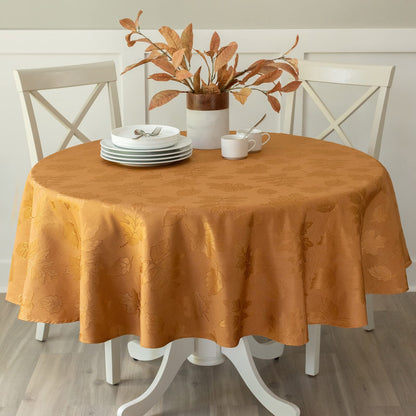 Benson Mills Harvest Legacy Tablecloth (Rust 60" x 104" Rectangular)