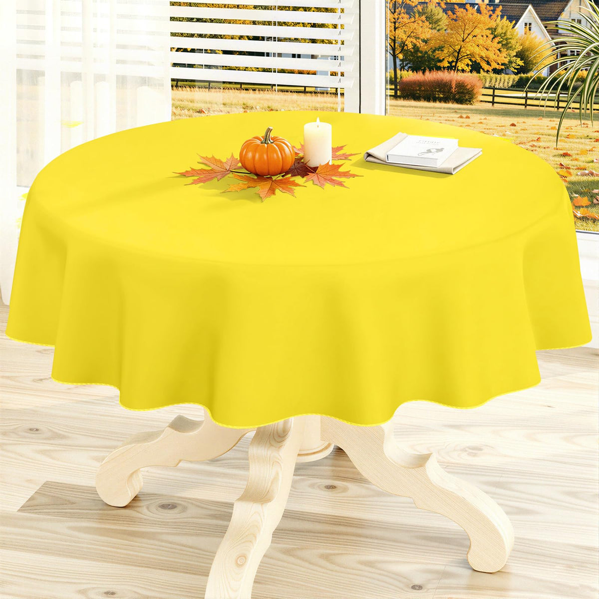 homing Rectangle Black Vinyl Waterproof Tablecloth with Flannel Backed