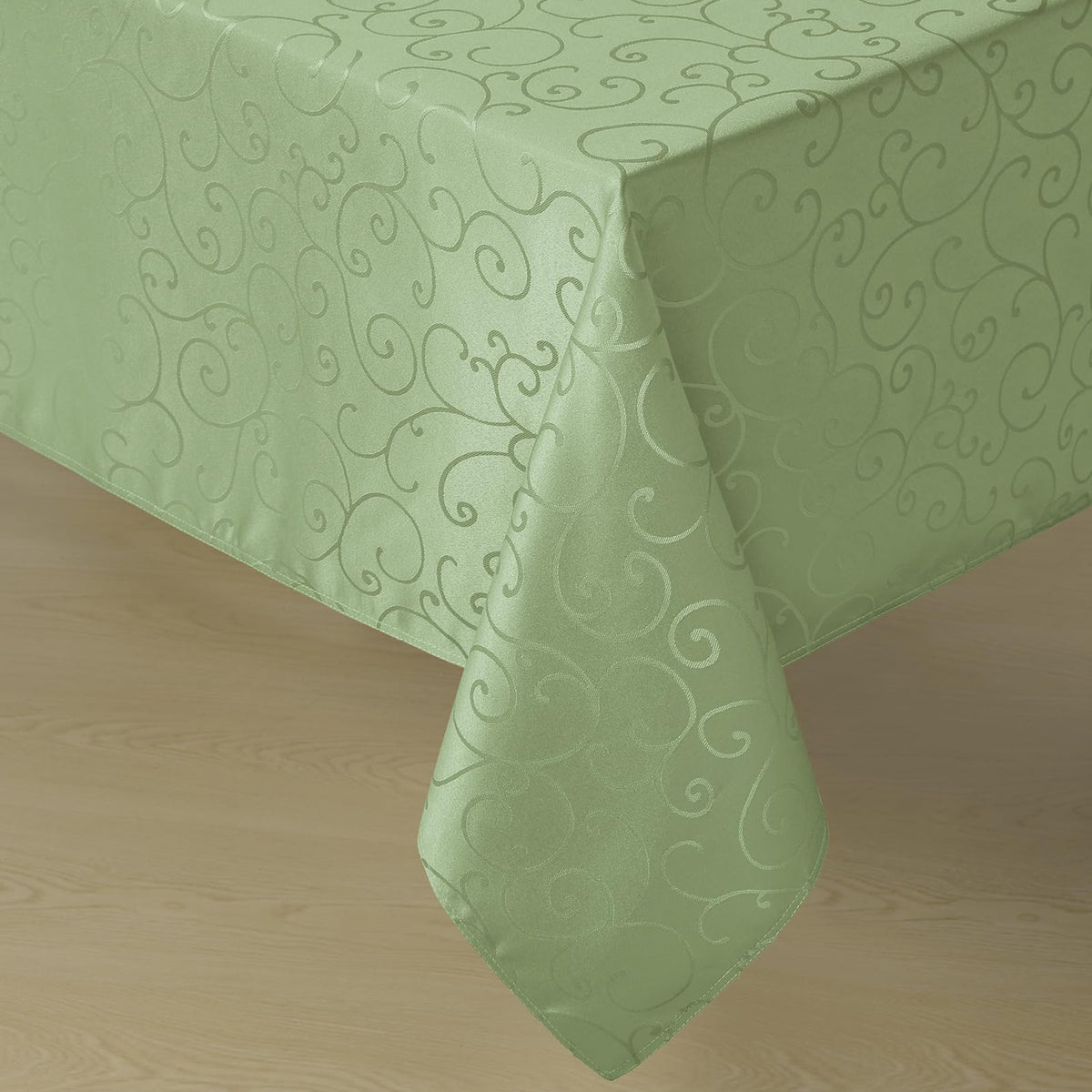 Romanstile Jacquard Rectangle Tablecloth, 60 x 104 Inch, Pink
