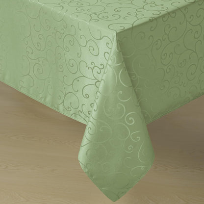 Romanstile Jacquard Rectangle Tablecloth, 60 x 104 Inch, Pink