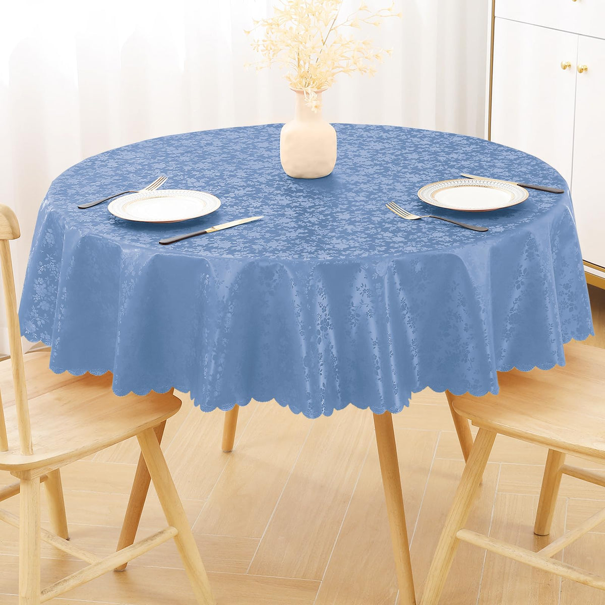 Smiry Rectangle Waterproof Heavy Duty Vinyl Tablecloths, 60 x 84 Inch