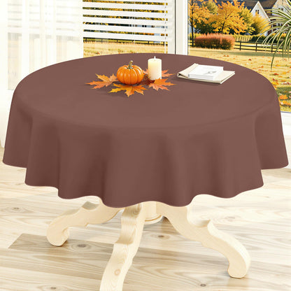homing Rectangle Black Vinyl Waterproof Tablecloth with Flannel Backed