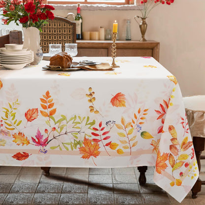 Bnejvif Halloween Tablecloth 60×84 Inch Rectangular,Spiderweb Pumpkin Washable Table Cover for Party Picnic Dinner Decor