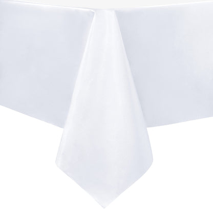 sancua Clear Plastic Table Cover Protector Waterproof Tablecloth 54x78 Inch