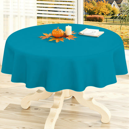 homing Rectangle Black Vinyl Waterproof Tablecloth with Flannel Backed