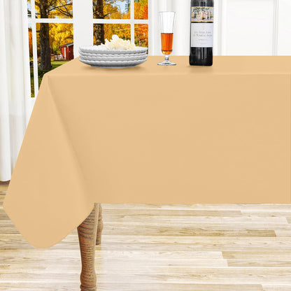 homing Rectangle Black Vinyl Waterproof Tablecloth with Flannel Backed