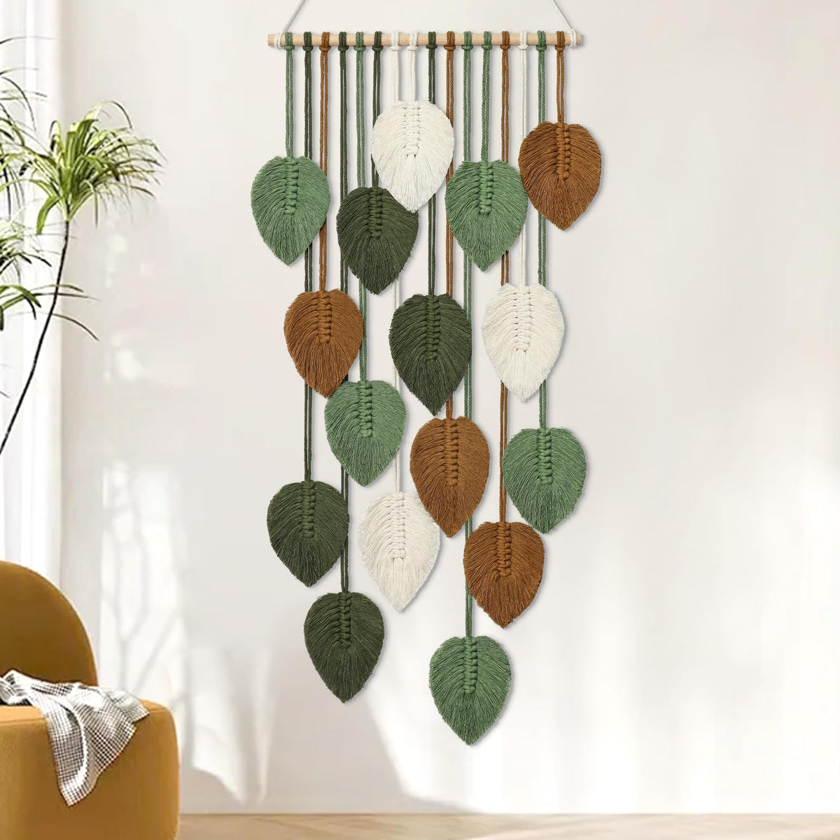 Large Macrame Wall Hanging Boho Woven Tapestry Chic Home Decor Wall Art