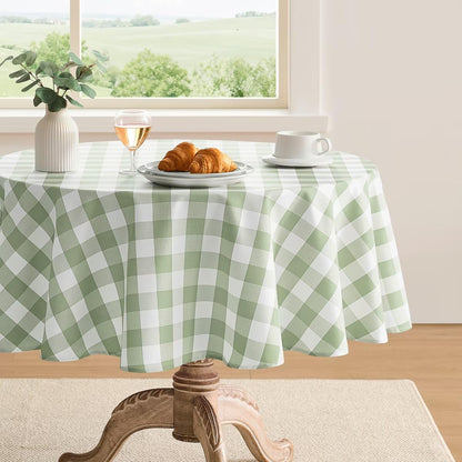 Gingham Tablecloth Rectangle Checkered Tablecloth Washable