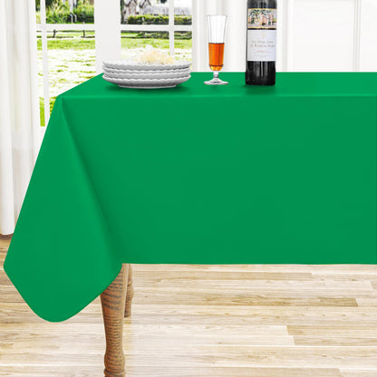 homing Rectangle Black Vinyl Waterproof Tablecloth with Flannel Backed