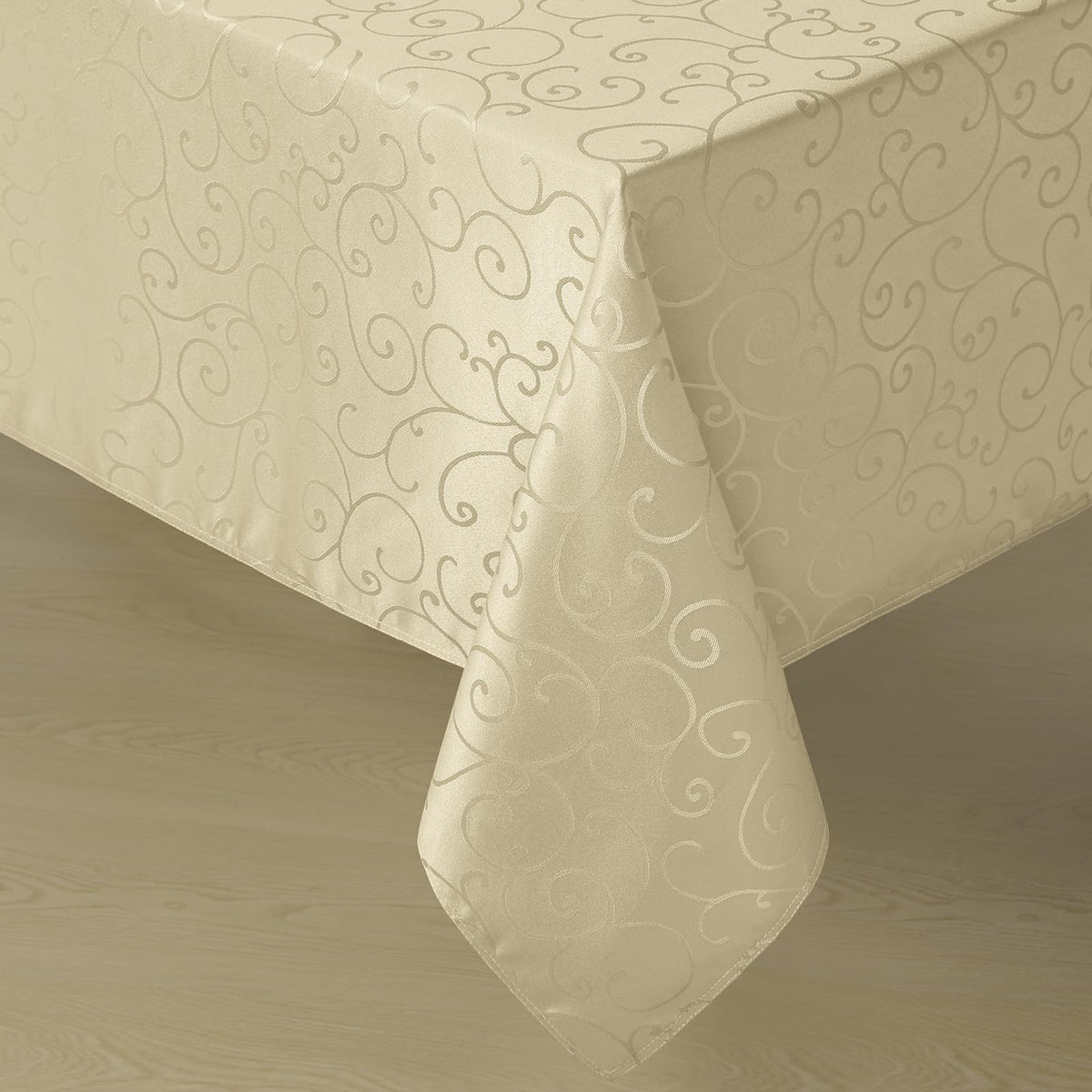 Romanstile Jacquard Rectangle Tablecloth, 60 x 104 Inch, Pink
