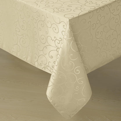 Romanstile Jacquard Rectangle Tablecloth, 60 x 104 Inch, Pink