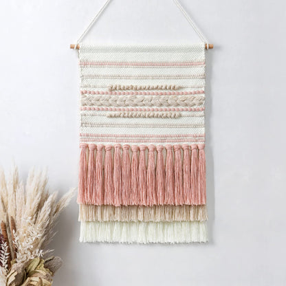Dremisland Macrame Wall Hanging Macrame Wall Decor Bohemian Beige Tapestry