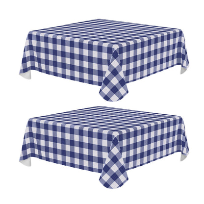 misaya Rectangular Waterproof Vinyl Table Cloth, Flannel Backed Tablecloth