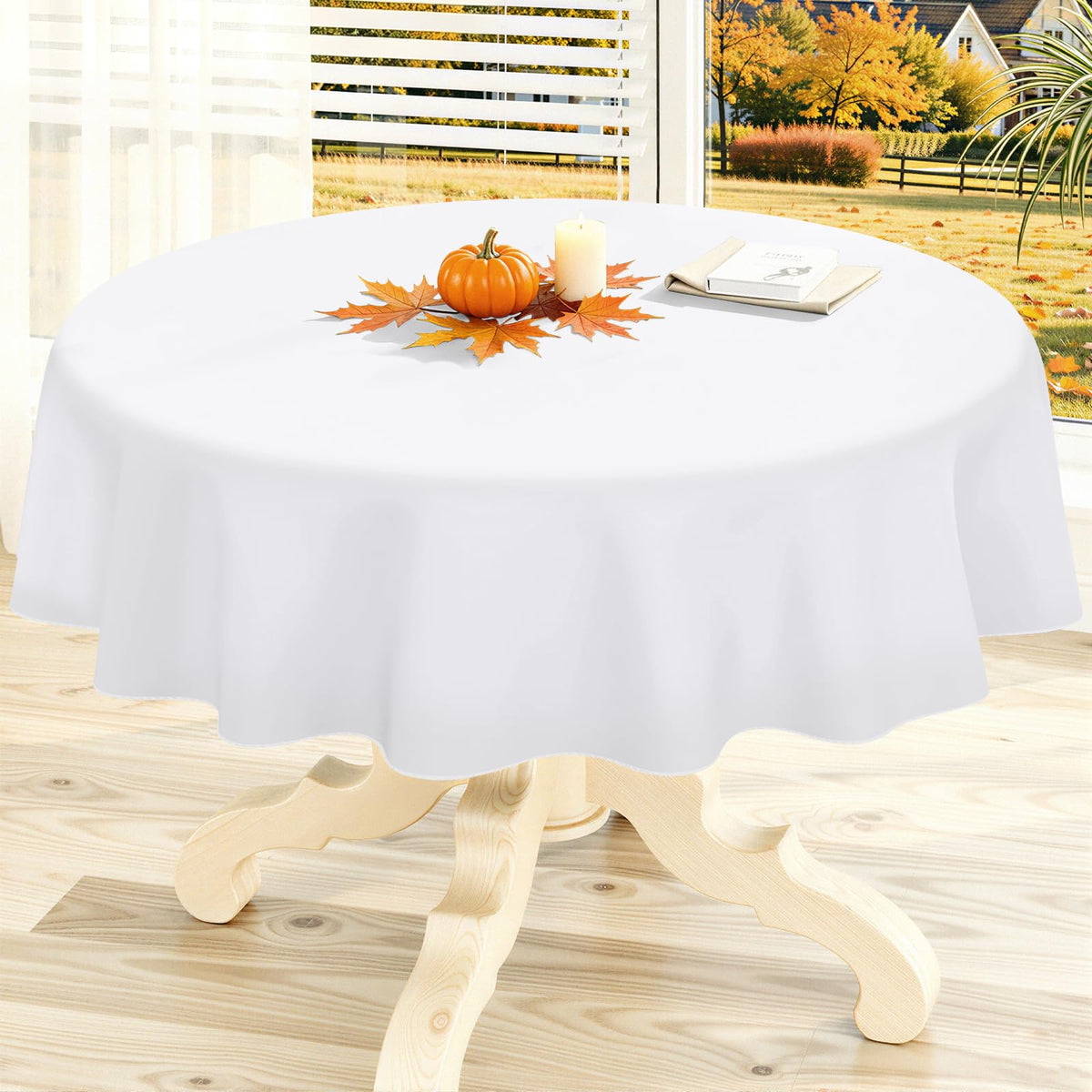 homing Rectangle Black Vinyl Waterproof Tablecloth with Flannel Backed