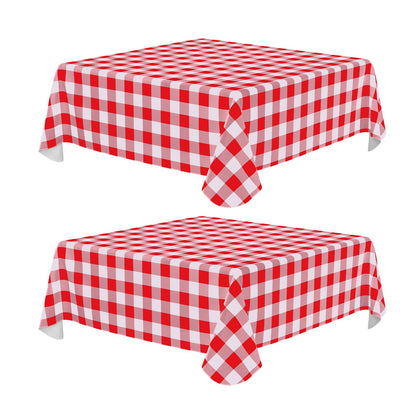 misaya Rectangular Waterproof Vinyl Table Cloth, Flannel Backed Tablecloth