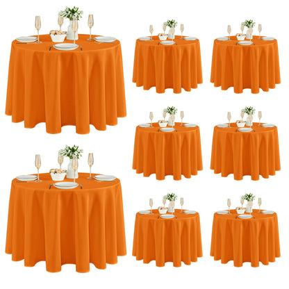 Fitable 6 Pack Ivory Tablecloths 70x120 Inch for 6-8 Ft Rectangle Tables