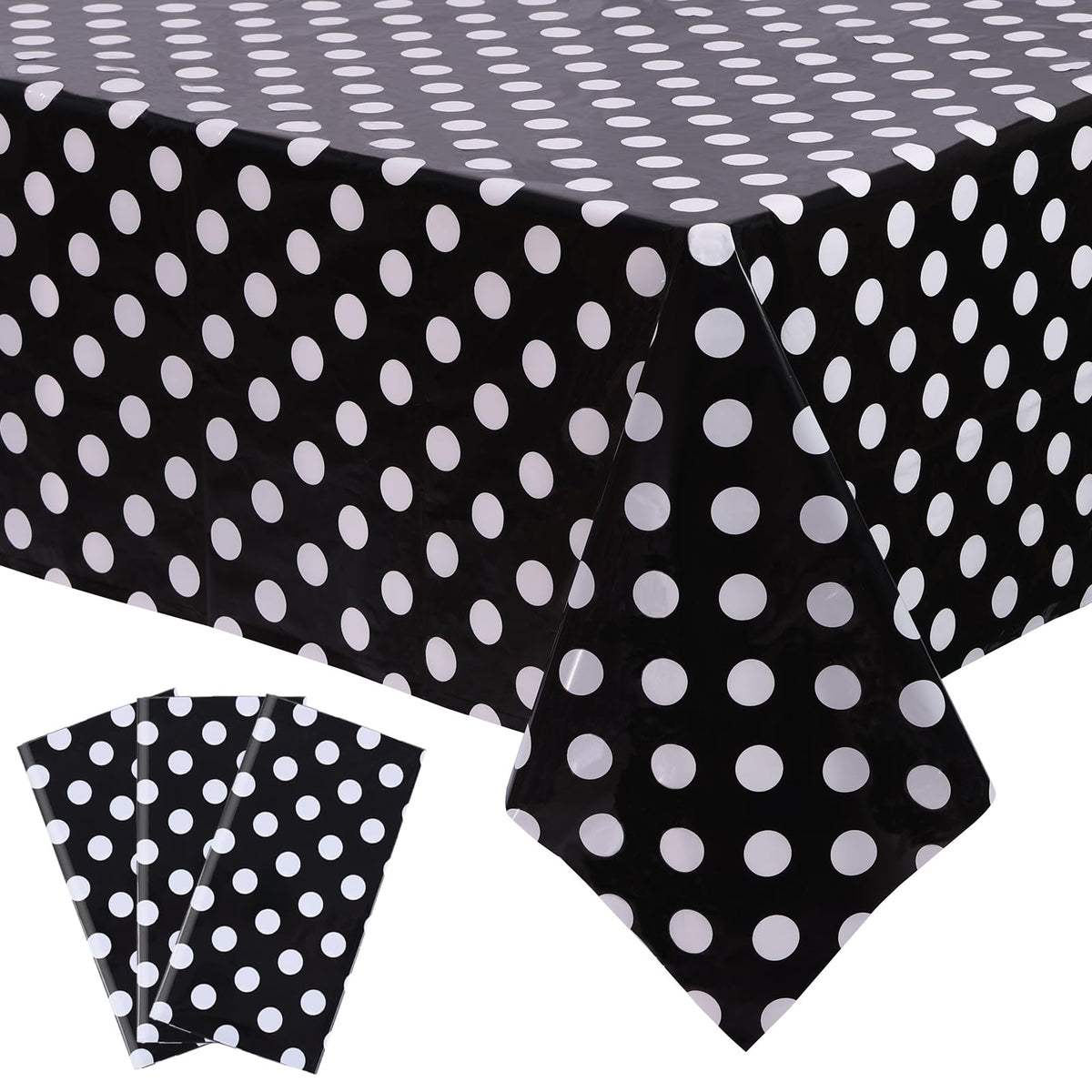 Kesfey 3 Packs Pink Gingham Tablecloth Pink and White Checkered Tablecloths 54 x 108 Inches Disposable Plastic Gingham Tablecovers Waterproof Rectangle Picnic Table Covers for Birthday Party Supplies