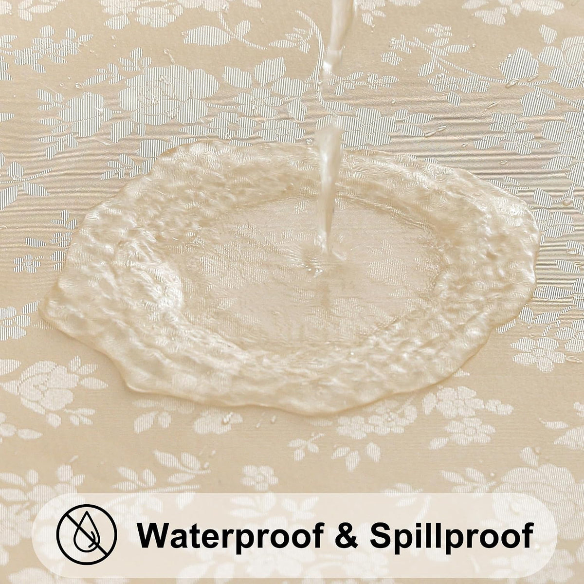 Smiry Rectangle Waterproof Heavy Duty Vinyl Tablecloths, 60 x 84 Inch